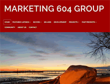Tablet Screenshot of marketing604.com